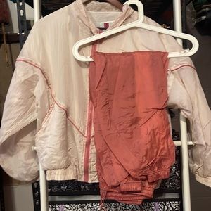 Vintage Active Exposure Dusty Rose Track Suit